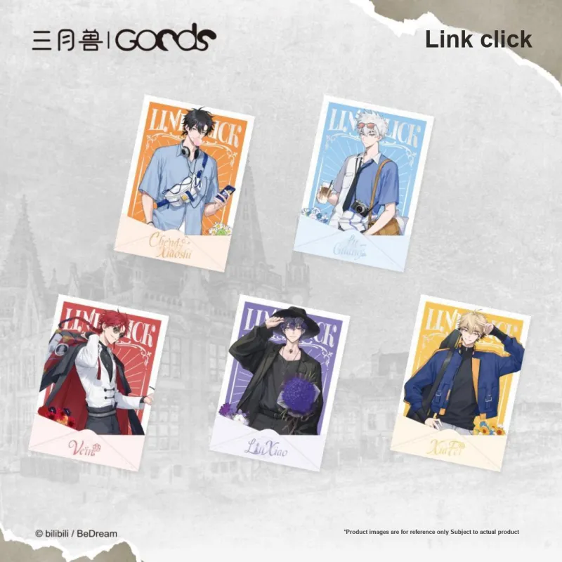 March·Monster Link Click, Animation, Yingdou Letters, Collection, Polaroid Photocard Photo Cards-1