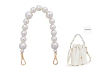 GUYI Nylon & Alloy Bag Accessory Women's Beige