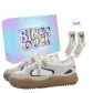 Beige Blue+Socks