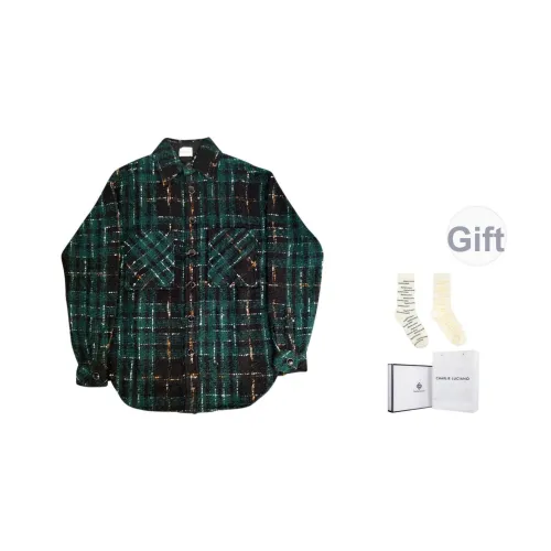 Charlie Luciano Рубашка Унисекс Зеленая