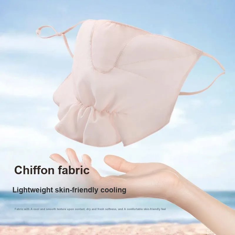 CARDANRO Chiffon Fabric Sun Protection Masks Unisex-6