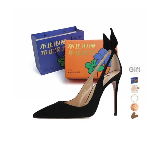 WOXXXN Узкий каблук Высокие каблуки Женские Черный