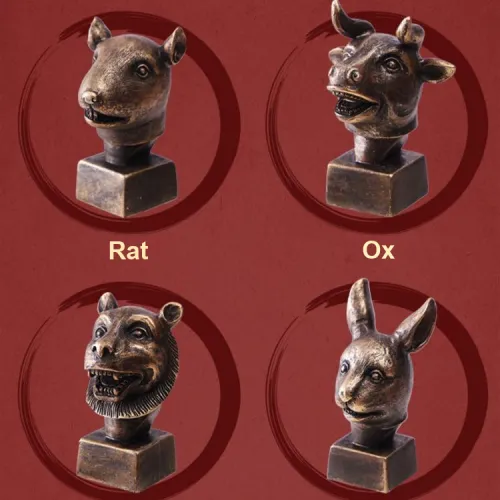 PINUOKAOGU! National Trend Beast Head Коробка Ручной Excavation Archaeology Слепые коробки