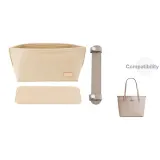 [Three-Piece Set Cameo Brown]Open Top Liner+Bottom Pad+Shoulder Pads