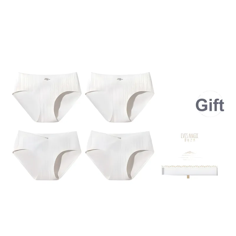 XIA.WA.ZHI.XIU Underpants Women's Shopping Bag 4 Pack-12