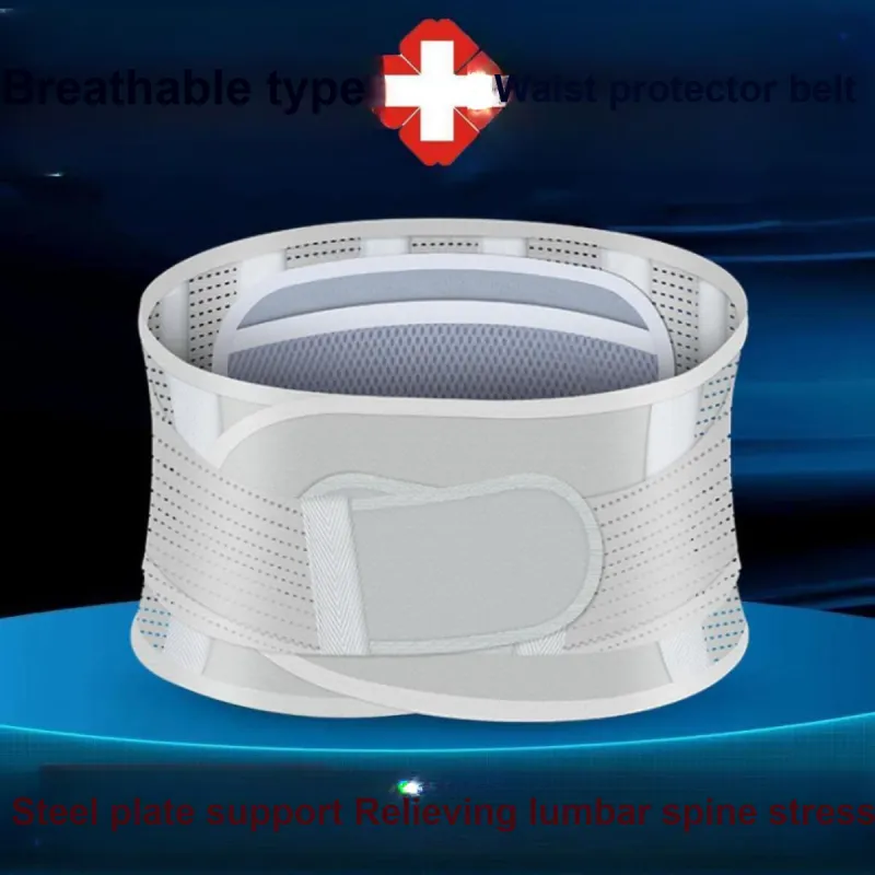 Hongdong Back Support Braces Rehabilitation Gray Unisex-2