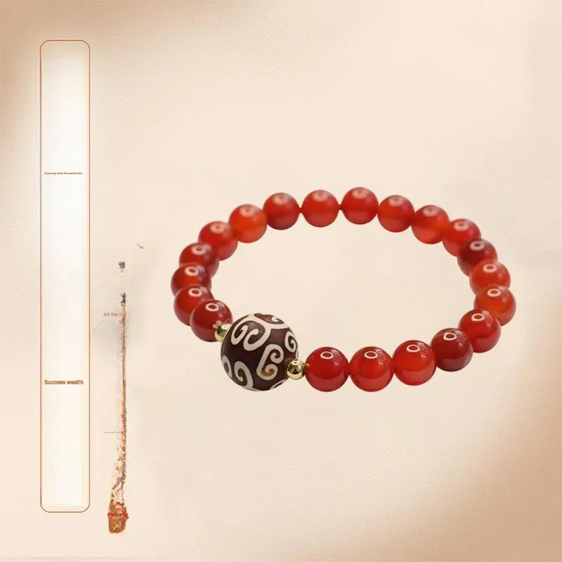 The Years Are Quiet Agate Bracelets Unisex-1