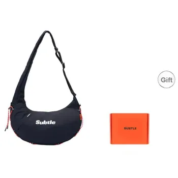 Subtle Nylon Crossbody Bag Medium Size Unisex Multicolor