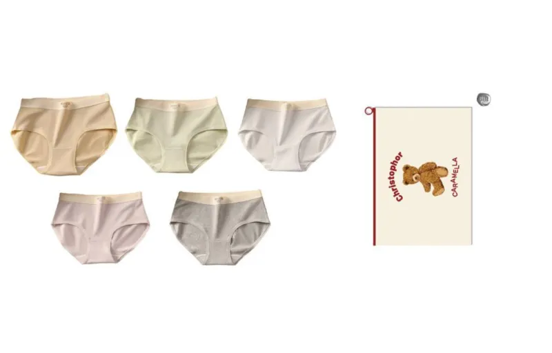Caramella Underpants Women's Shopping Bag 5 Pack-11
