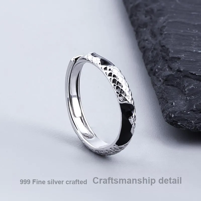 FOREVER MELODY 999 Fine Silver Necklaces Men's-9