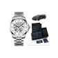 Silver Case White Dial Steel Band[Limited Sports Car Clothing Sets]
