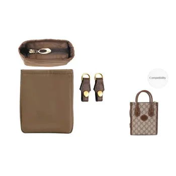 Jingxi Cow Leather Bag Accessories Women's Brown