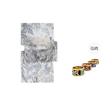MARJAKURKI Silk Long Scarf Women's