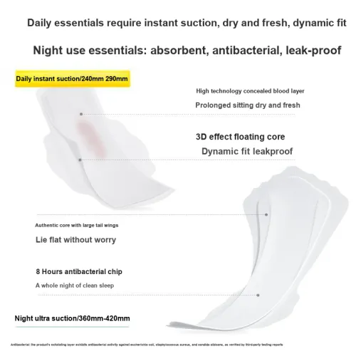 BEISHUTE Ограниченное количество дневных и ночных прокладок и комбинация с ультра-поглощающими штанами