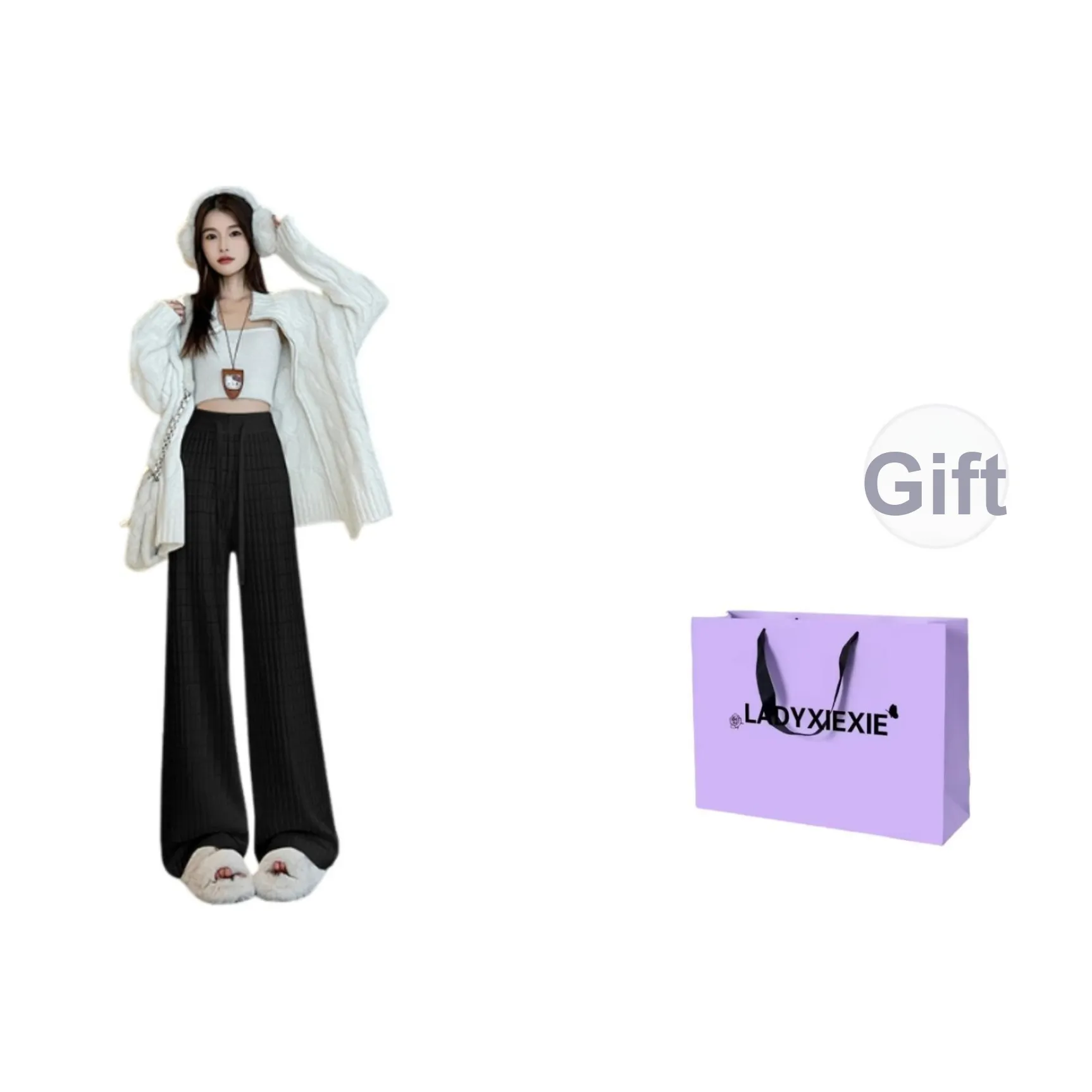 LADYXIEXIE Женские Повседневные Брюки