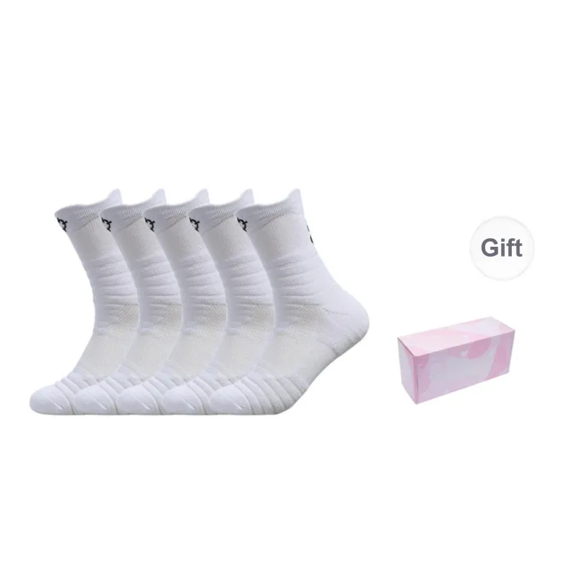 RIGORER Mid Calf Socks Unisex Solid Color-37