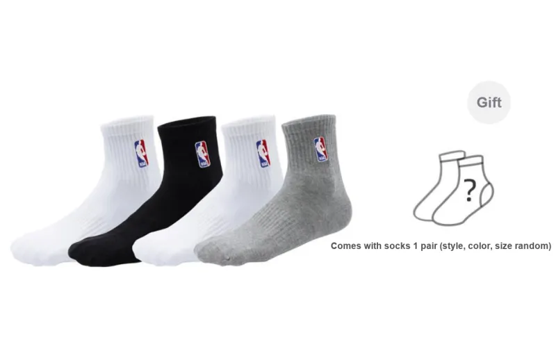 NBA Basketball Socks Unisex 4 Pack-0