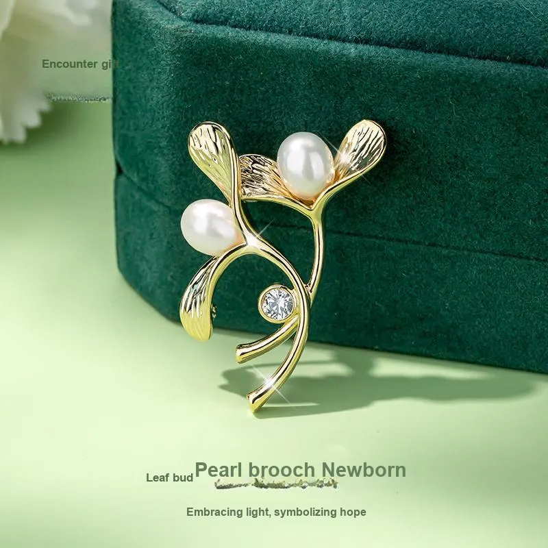 Encounter Gift Freshwater Pearl Brooches Women's-2