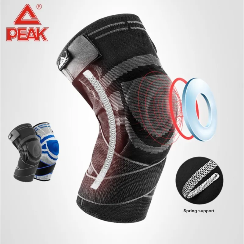 PEAK Running Mountaineering Hiking Cycling Unisex Polyamide Silicone Knee Pads-6