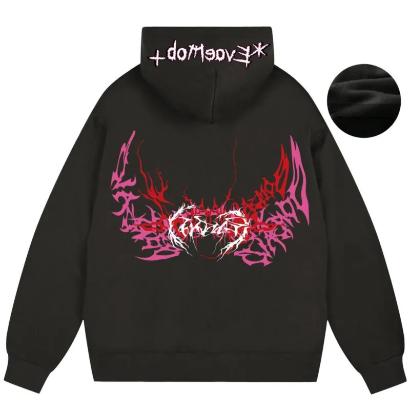 *EVAE+MOB Skull Series Sweatshirt Unisex-14