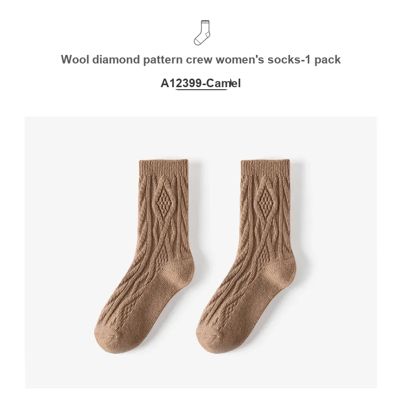 Caramella Mid Calf Socks Women's 1 Pack Solid Color-71