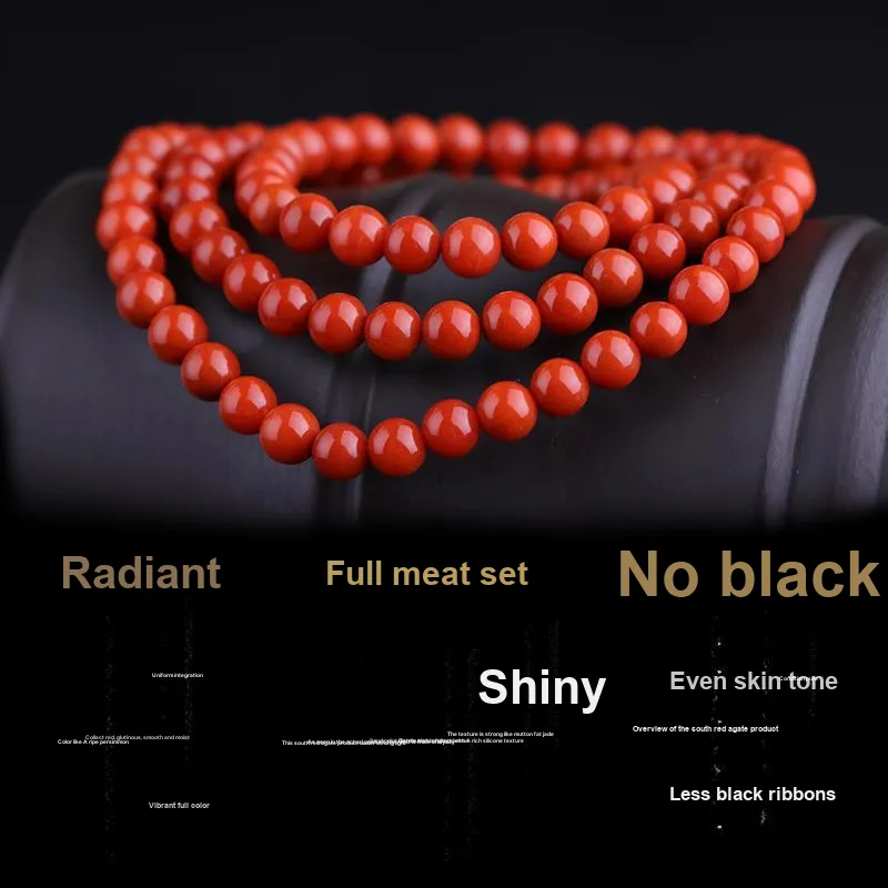 Cardamom Time South Red Agate Bracelets Unisex-2