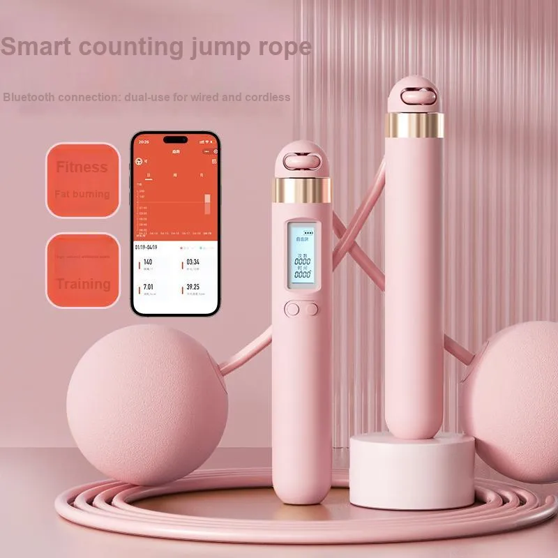 YIBUDA Fitness Training Smart Counting Jump Ropes Adults PVC+Steel Wire Rope, Rubber+ABS Controller-12