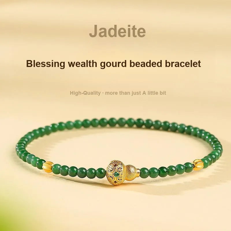 With The Heart Of The Jade Ice Glutinous Jadeite Bracelets Women's-1