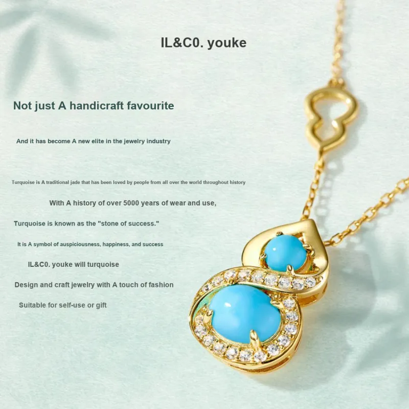 IL&CO. Turquoise Necklaces Women's-3