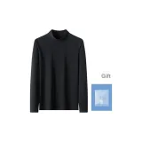 Ding-Mock Neck Base Layer Black