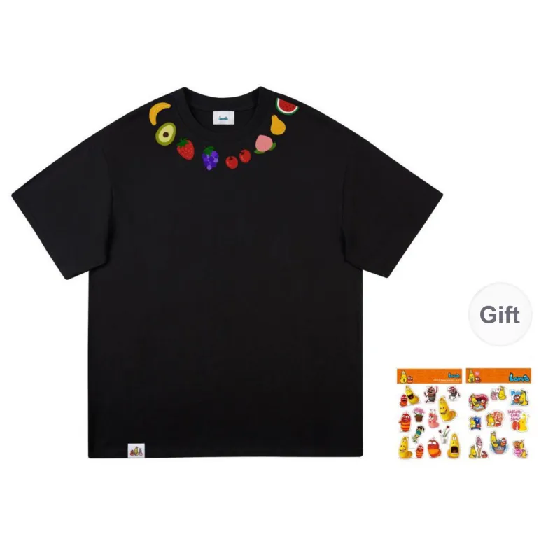 COMIC LARVA T Shirts Unisex-5