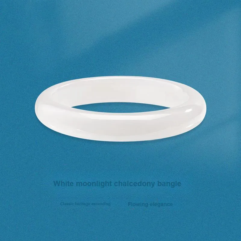 MCK Natural Chalcedony Bangles Women's-4