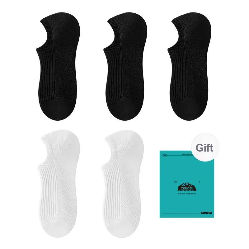 ZEROIN No Show Socks Unisex 5 Pack-16