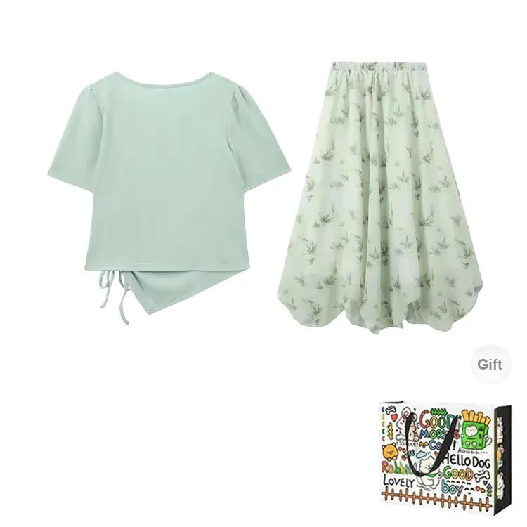 BVODE Two Piece Skirt Sets Women's-1