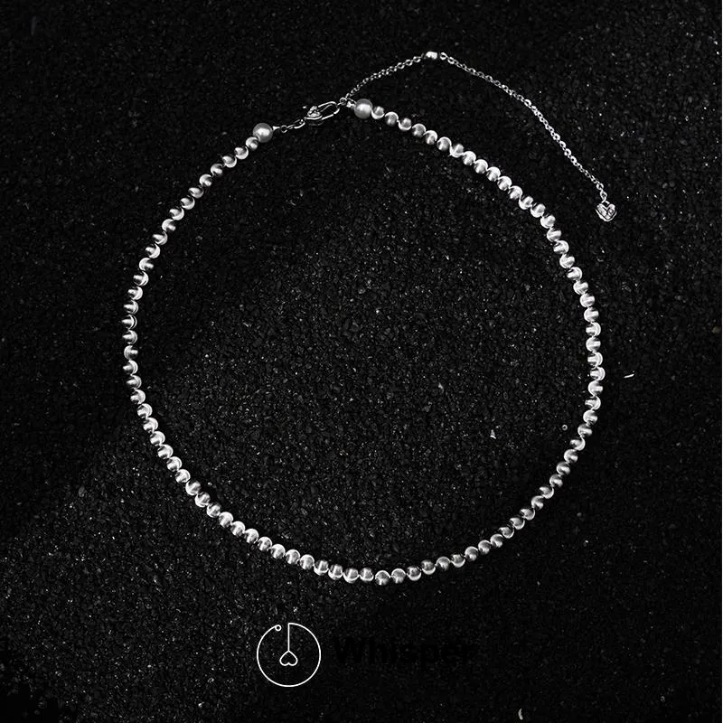 ERYU S925 Silver Necklaces Women's Silver-3