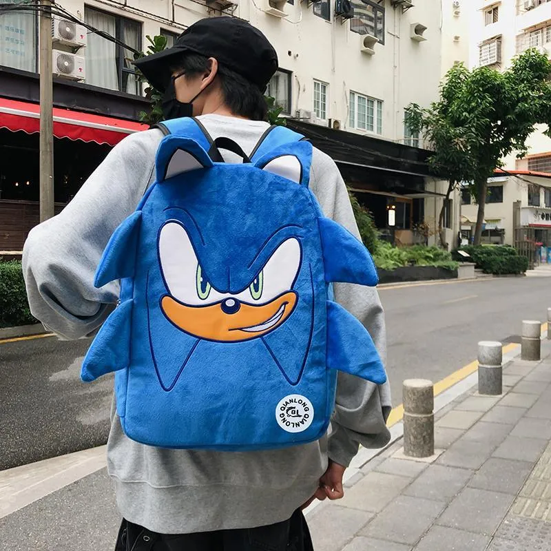 YUANTUZHE Plush Backpack Unisex Multicolor-3