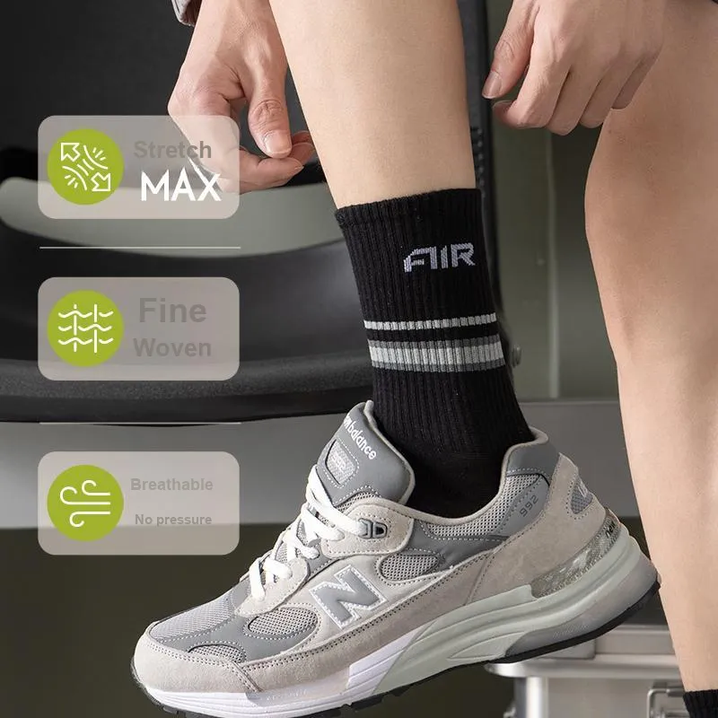 Cotton Gene Mid Calf Socks Unisex 4 Pack-2