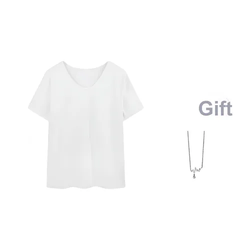 Mu Qingqing T-рубашка Женская Белая