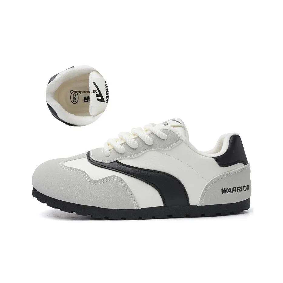 Warrior Флис с подкладкой Тонкий флис Немецкие армейские кроссовки Теплоизоляционный низкий топ Повседневная обувь Женские белый черный 1,0