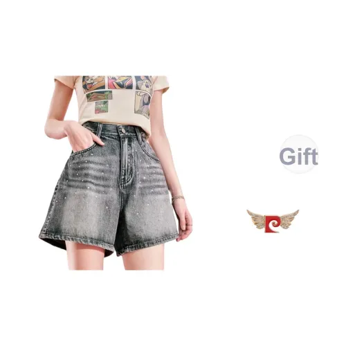 PIERRE CARDIN Черные Женские Джинсовые Шорты