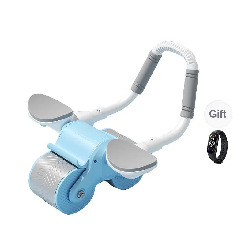 SMVP Abdominal Roller Fitness Equipment Automatic Rebound Tummy Tucking Magic Household Ab Roller-6