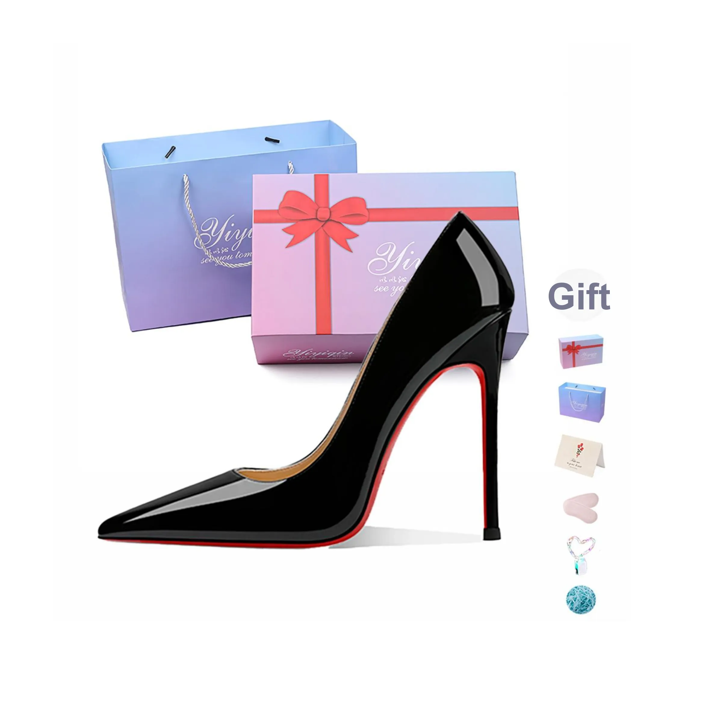 YIYIQIN Низкий каблук Высокие каблуки Женские