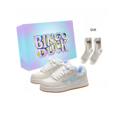 BINGO DUCK Скейтборд Кроссовки с противоскользящим низким верхом для женщин