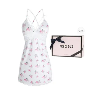 OEING Nightgown Women's Gift Box Set White