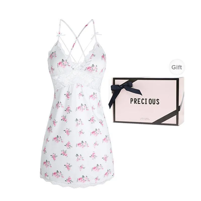 OEING Nightgown Women's Gift Box Set White-0