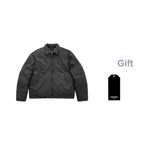 Haonanhuang Куртки Пальто Унисекс Черный