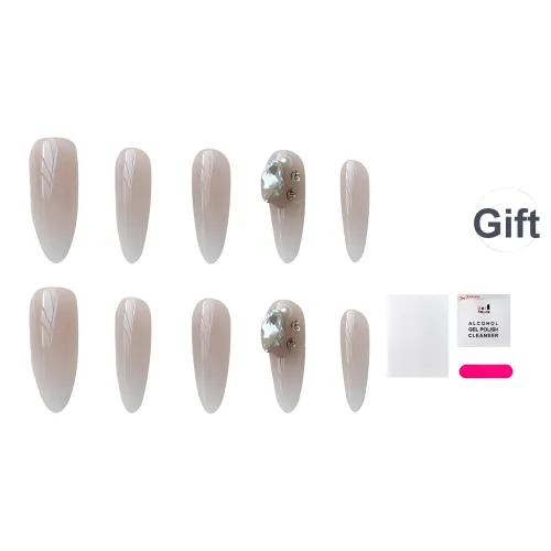 JIABITU Таро Full Ромб Съемный False Nail Длинный Смешанный Градиентный Стиль Instagram