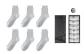 Gift Box Set 6 Pack (6 Pairs Light Gray)
