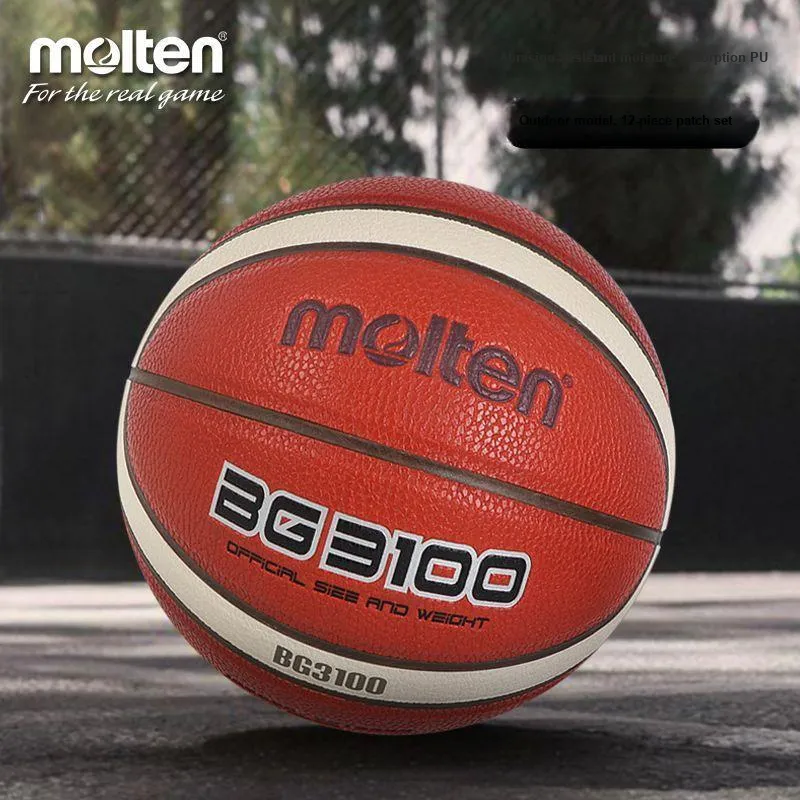 Molten PU Basketball Brick Red Size 76 Size 5 Size Training Unisex-9