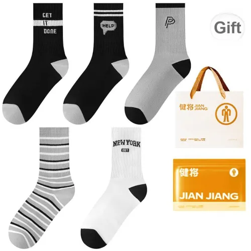 Master Mid Calf Socks Men's Box 5 Pack